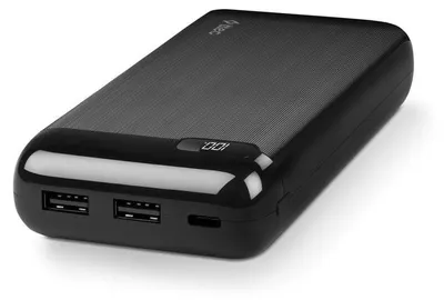 Produktbild von Ttec PowerSlim LCD, 20000 mAh, Lithium Polymer (LiPo), 20 W, Schwarz
