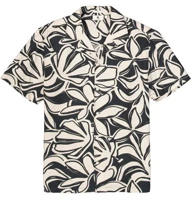 Produktbild von GARCIA men`s shirt ss 6939 blue graphi XXL