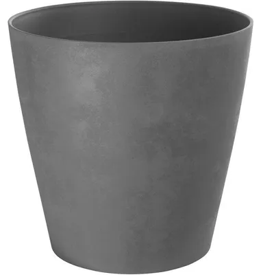 Productafbeelding van Round flower pot - GARDEN ID - Swing Cone - Ø 35 - 23 L - H 34 cm - Grey