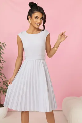 Produktbild von Numoco Minikleid für Frauen Lila grau L