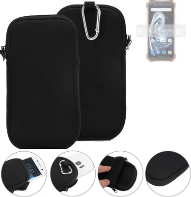 Produktbild von K-S-Trade Neopren-Hülle Handyhülle kompatibel mit Blackview BV7100 Schutzhülle Neoprenhülle Sleeve Schutz-Hülle Gürtel Tasche Case Holster