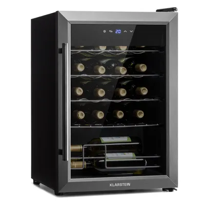 Obrázok produktu pre Klarstein Ultimo Uno vinotéka, 5-8°C, dotykový panel, 20 fliaš, 53 l, čierna