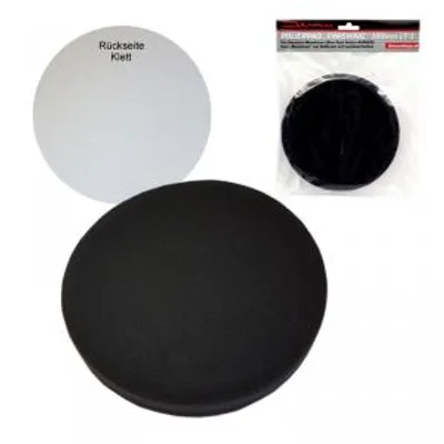 Produktbild von Dino KRAFTPAKET Polierpad mit Klett 180mm (Schwamm-Weich/SCHWARZ)
