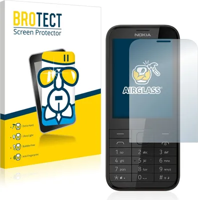 Produktbild von BROTECT Schutzglas für Nokia 225 Schutzfolie Panzer Folie Glas Display Schutz klar