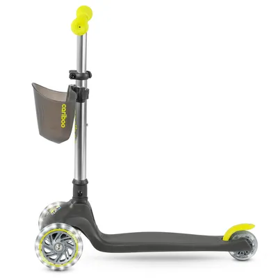 Produktbild von Dreirädriger Klapproller mit LED-Rollen, leuchtend im Dunkeln, Cariboo Ghost
