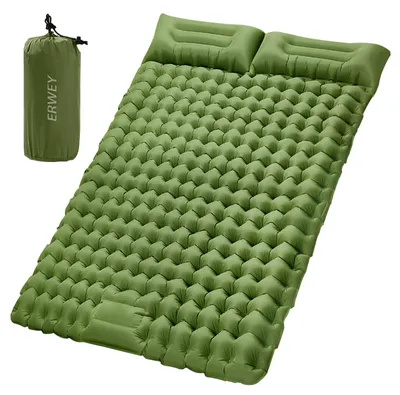 Produktbild von Isomatte Schlafmatte Campingmatte - Selbstaufblasend - 2 Personen - 200 x 135 cm - Ultraleicht - Wasserdicht