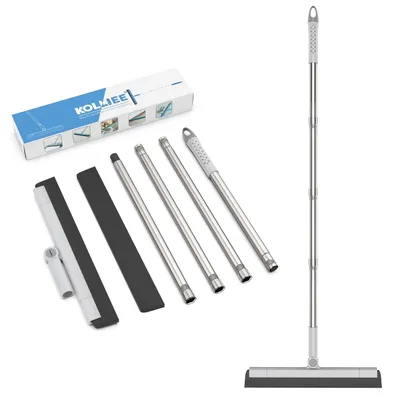Productafbeelding van Vloertrekker - Vloerwisser - Schuimrubber - 83 tot 152 cm - Grijs
