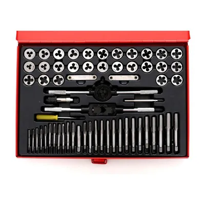 Image de KRAFT & DELE Outils de taraudage Jeu d'outils de taraudage, boîte de 60 pièces KD10251