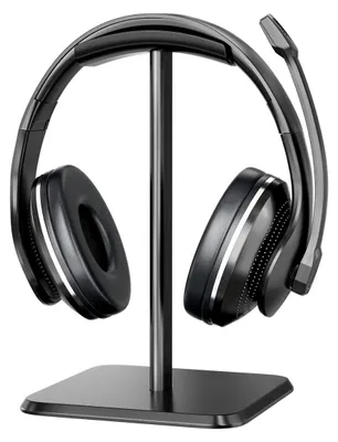 Produktbild von Kopfhörerhalter Kopfhörerständer Gaming Headset Halter - 24 cm - TPU Silikon rutschfest - Schwarz