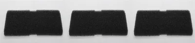 Produktbild von 3x Filter, Schwammfilter Kondenserklappe passend Beko Grundig Blomberg Trockner TKF7451W50, 2964840100, 2964840200