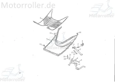 Produktbild von SMC Sechskantschraube mit Unterlegscheibe M6x20mm 50ccm 2Takt Motorroller.de Befestigung Halter Halterung Flachkopfschraube Sechskant-Schraube Scooter
