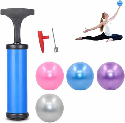 Imagen del producto de Pelotas de Pilates, de 25 cm de diámetro, paquete de 4 unidades, para yoga y gimnasia