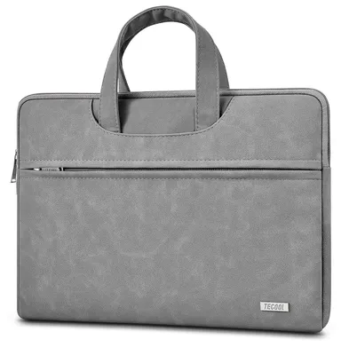 Produktbild von 13-14 Zoll wasserabweisende Laptoptasche mit Tragegriff – Grau