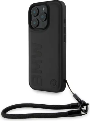 Immagine prodotto di Bmw Bmhcp16L23Rmrlk Iphone 16 Pro 6,3 Czarny/Nero Custodia rigida in pelle firma Wordmark Cord
