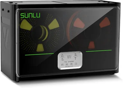 Zdjęcie produktu dla Profesjonalna suszarka do filamentów do drukarek 3D, model S4, pojemność na 4 rolki, 3 wentylatory obiegowe, grzejnik PTC o mocy 350W, maksymalna temperatura 70℃, inteligentna