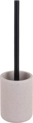 Image de Brosse de toilette avec manche noir, 10 x 40 cm, SAND, beige