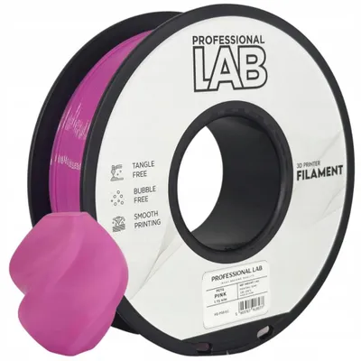 Obrázek produktu pro PETG filament Prof. Lab, růžový, 1,75 mm, 1 kg, pro 3D tiskárnu
