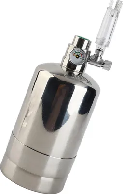 Image de Kit générateur de CO2 pour aquarium Kit générateur de CO2 en acier inoxydable Kit réacteur de dioxyde de carbone pour plantes d'aquarium