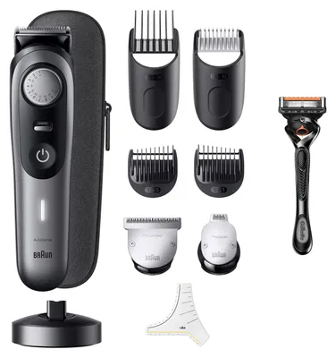 Immagine prodotto di Braun BeardTrimmer BT9420 Regolabarba Cordless Uomo Nero Grigio