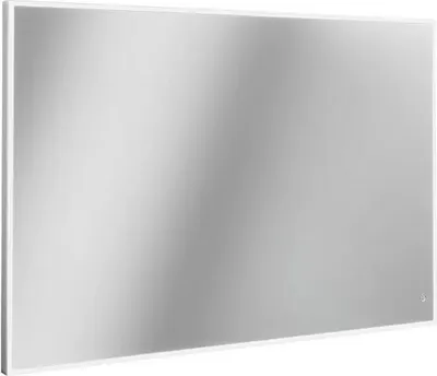 Produktbild von LED-Spiegelleuchte, beleuchtet, quadratisch kantig, 100 x 68 cm