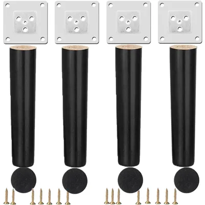 Obrázek produktu pro Dřevěné nohy na nábytek, 20 cm, 4 kusy, kuželové