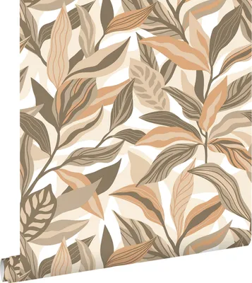Produktbild von ESTAhome Tapete tropische Blätter Beige 50 x 900 cm