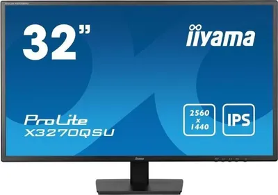 Zdjęcie produktu dla Monitor PC IIYAMA X3270QSU-B1, 32 cale, QHD, 100Hz, Matryca IPS, 3ms, Hub USB