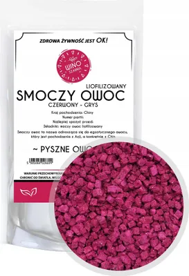 Produktbild von Gefriergetrocknete Grütze aus Drachenfrucht, Pitaya, Drachenfrucht - 100 g