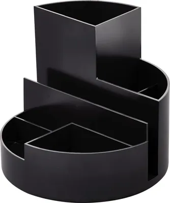 Produktbild von MAUL Stifteköcher MAULrundbox Recycling Kunststoff 14 x 14 x 12.5 cm schwarz