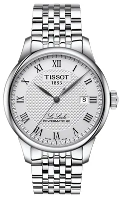 Productafbeelding van Tissot Le Locle Powermatic 80 herenhorloge, zilverkleurig, roestvrij staal