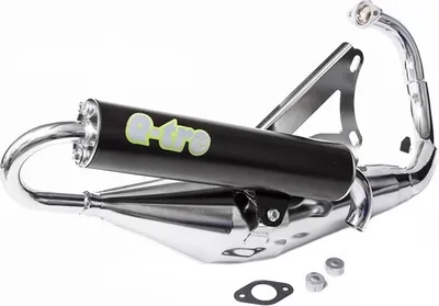 Obrázok produktu pre Výfuk Tecnigas Q-TRE s homologáciou, chróm pre Minarelli vertical