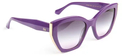 Produktbild von Ana Hickmann AH9464 Sonnenbrille Damen Azetat Lila 53-19-142