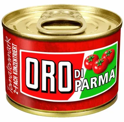 Image de Concentré de tomates Oro di Parma doublement concentré en boîte 70g