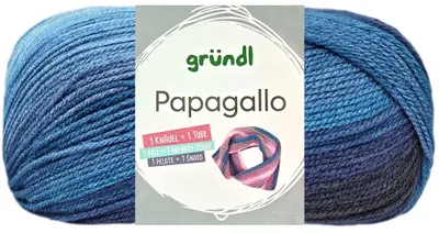 Produktbild von 100 Gramm Gründl Papagallo 01 Meeresblau