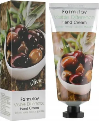 Image de FARMSTAY Crème pour les mains Visible Difference Olive 100 g