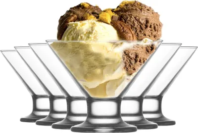 Produktbild von LAV Crema Eisschalen - 11 cm - Transparent - 12er-Pack