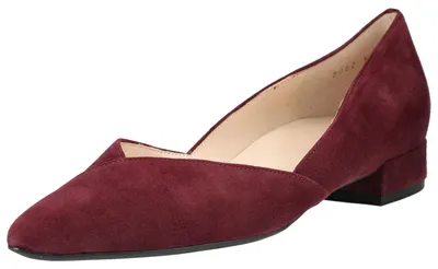 Produktbild von Högl Pumps aus Veloursleder, spitz zulaufend, niedriger Blockabsatz