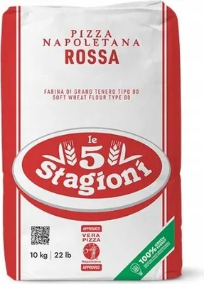 A bag of flour for pizza.