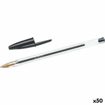Zdjęcie produktu dla BIC Cristal, Czarny, 50 szt., Średni