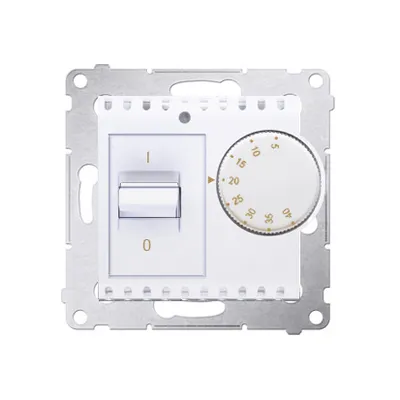 Immagine prodotto di Regolatore di temperatura ambiente con sensore interno Bianco lucido Simon 54 Contatto Premium Simon DRT10W.02/11