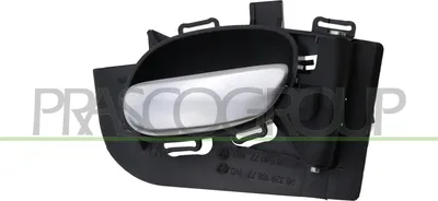 Produktbild von PRASCO PG0098601 Türgriff Innen Hinten Rechts Vorne Rechts passend für PEUGEOT 206 Schrägheck (2A/C) Silber