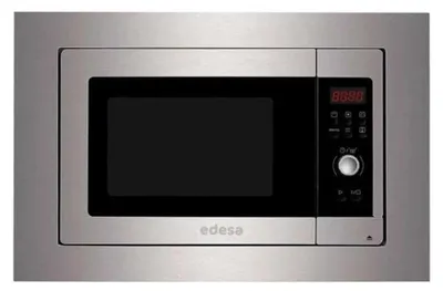 Einbau-Mikrowelle 23 L 800 W Edelstahl mit Grill