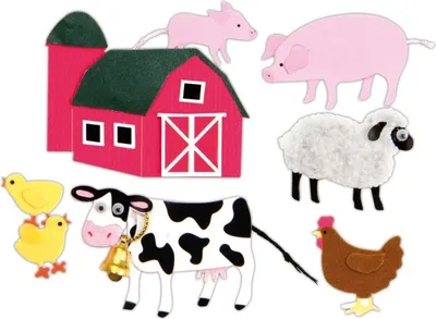 Produktbild von HEYDA 203780609 Stick-On's-Mix Farmtiere 75 x 165 cm