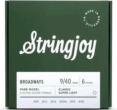 Obrázok produktu pre Stringjoy BR0940 Struny pre elektrickú gitaru BROADWAYS 9-40