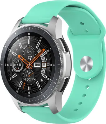 Produktbild von Strap-it Samsung Galaxy Watch 46mm Sportarmband (Aqua)