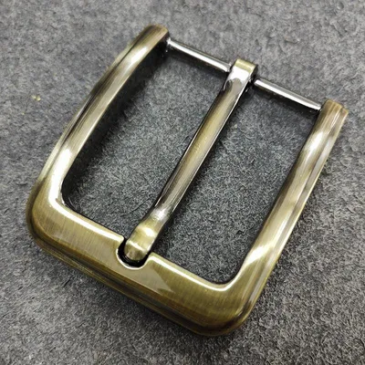 Produktbild von 1,5 Zoll (38–40 mm) Gürtelschnalle mit einem Dorn, quadratisch, Ersatzschnalle für Herren- und Damengürtel – Bronze