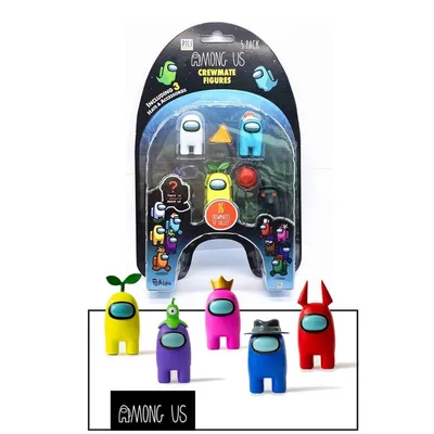 Produktbild von 5er Set Figuren Among Us Crewmate Spielfiguren Mix- Zufällige Figuren werden gesendet