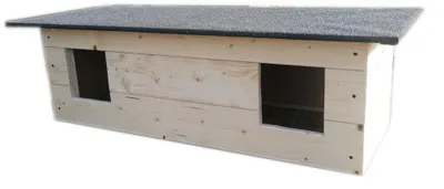 Produktbild von Katzenhaus Katzenhöhle Katzen Hütte Holz Outdoor Neu Modern Naturlisch