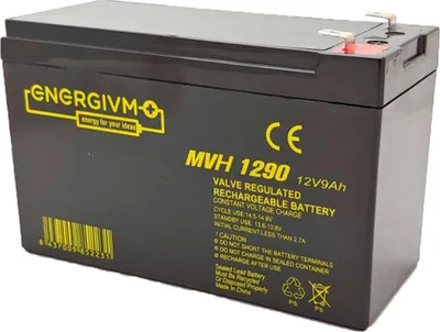 Produktbild von Bleiakku EnergiVm MVH1290 12V 9Ah