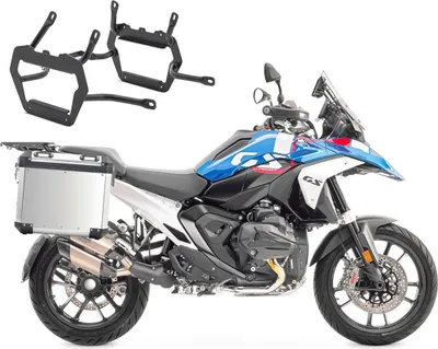 Produktbild von Set Alukoffer + Kofferträger passend für BMW R 1300 GS 23-25 Aluminium